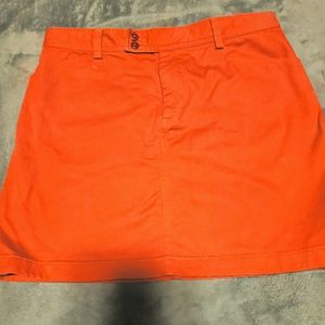 Ralph Lauren Sport Orange Corduroy Skirt